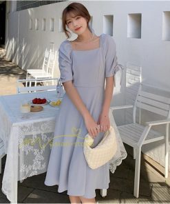 マキシ | ワンピース レディース 春夏 半袖ワンピース 40代 キレイめ ロングワンピース 無地 Aラインワンピース ゆったり 韓国風 着痩せ シンプル カジュアル オシャレ