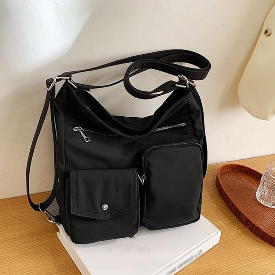 ショルダーバッグ | ナイロン無地 大容量