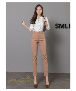 チノ・テーパード・ジョガー・スキニーパン | テーパードパンツ ロングパンツ ９分丈パンツ ビジネスカジュアルパンツ ハイウエスト ロングパンツ レディースパンツ ポケット フォーマル 体型カバー オフィス