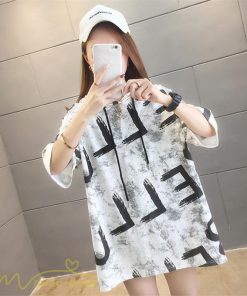 ｔシャツ・カットソー | Tシャツ パーカー レディース ゆったり 半袖 プリント フード付き 可愛い 大きいサイズ 上品 夏服 体型カバー カットソー 薄手 カジュアル 上品 おしゃれ