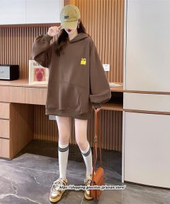 パーカー | レディース 秋 長袖 体型カバー スウェット トレーナー プルオーバー 厚手 後ポケット外し可 トップス 50代 40代 春 30代 おしゃれ 20代 フード