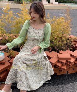 マキシ | ワンピース レディース ゆったり 長袖 オシャレ 呼ばれ 韓国風 二次会 同窓会 通勤 ロング丈 新春 カジュアル 体型カバー 20代30代40代 着痩せ きれいめ ロング