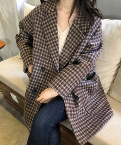 ジャケット・ブルゾン | テーラードジャケット チェック柄 コート