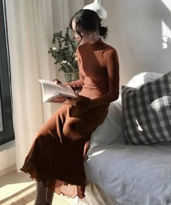 ワンピース | ニットロング レディース秋冬