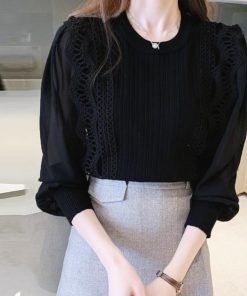 シャツ・ブラウス | ブラウストップス プルオーバー 異素材