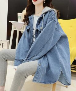 ジャケット・ブルゾン | フード付き デニムジャケットレディース