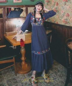 マキシ | ワンピース レディース ロングワンピース Aライン 花柄 カジュアル きれいめ 大人 ワンピ 長袖 夏秋 パーティー 夏 通勤 ガーリー 秋 着痩せ リゾート 旅行