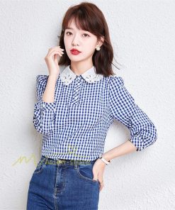 シャツ・ブラウス | ブラウス シャツ レディース トップス シャツブラウス 長袖ブラウス トップス おしゃれ ゆったり 無地 チェック柄 通勤通学 お出かけ カジュアル 20代30代40代