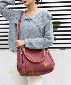 女性用バッグ | トートバッグ レディース キャンバス 3way ショルダー 帆布 大容量 エコバッグ 肩掛け A4 マザーズバッグ 旅行 おしゃれ 通勤 20代30代40代 鞄 通学 大きめ