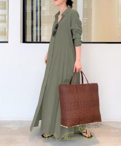 マキシ | ワンピース レディース 春 秋 長袖 ロングワンピース スカート マキシ丈 秋冬 通勤着 可愛い ゆったり 体型カバー カジュアル 綿麻 50代 40代 30代 20代