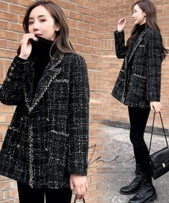 ジャケット・ブルゾン | ツイード風ジャケット レディース 秋冬