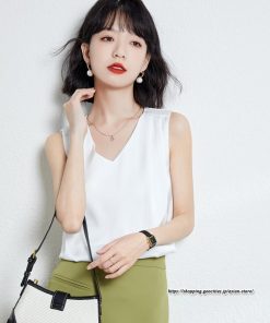 キャミソール タンクトップ | タンクトップ レディース 秋 秋服 レイヤード インナー ノースリーブ 重ね着 夏秋物 ベーシック Vネック しわにくい とろっと滑らかな肌触りの落ち感素材