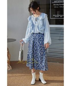 スカート | マキシロング ワイド フレア ゆったり 春 夏 秋 冬 体系カバー Aライン フェミニン デイリー 上品 20代30代40代50代 2022 着痩せ カジュアル 通勤通学