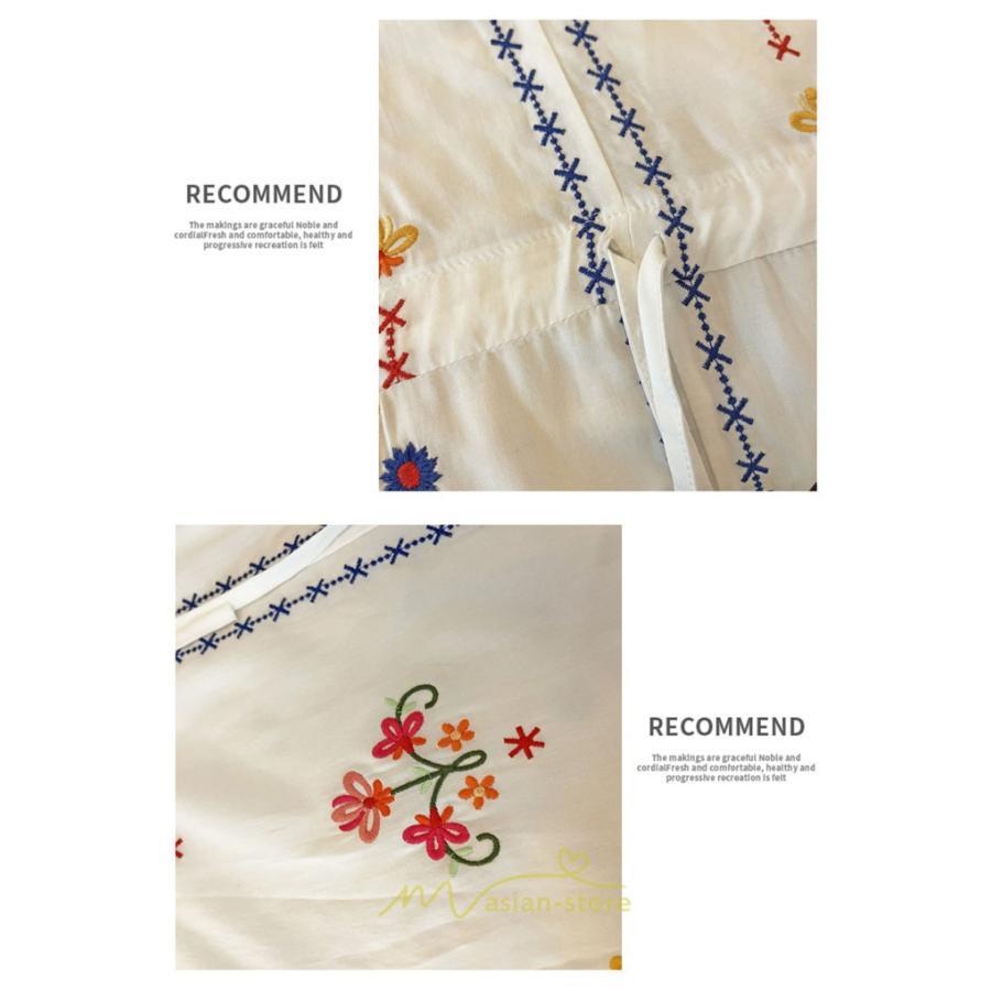 マキシ | ロング丈ワンピース レディース 花柄 Aライン 七分袖 ロング丈 ゆるシンプル きれいめ Vネック カジュアル 細見え 白 リゾート 黄色 上品 華やか 旅行