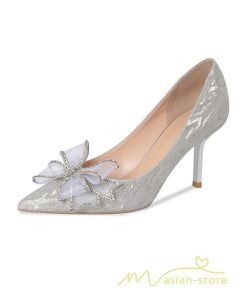 パンプス | 走れる ヒール 6cm 8cm レディース 結婚式 通勤 二次会 小さいサイズ 大きいサイズ 26.5cm キラキラ 20.5cm ハイヒール ポインテッドトゥ