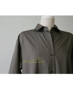 マキシ | シャツ シャツワンピ ワンピース ロング マキシ丈 シャツ 前開き 長袖 シャツ ひざ下丈 大きいサイズ アウター ワンピース 無地 体型カバー 20代30代40代50代