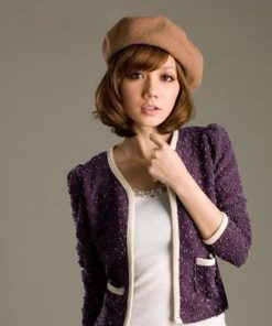 ベレー帽 | ベレー帽ニット/レディース帽子秋冬帽子レディースベレー帽全14色イエロー