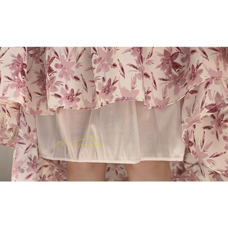 スカート | レディース シフォン フレア マキシ ロングウエストゴム マキシゆったり 普通着 お出かけ お呼ばれ カジュアル 通勤通学 リゾート