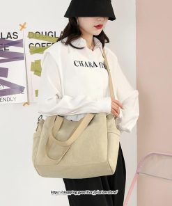 女性用バッグ | トートバッグ レディース 軽い キャンバス 帆布 多機能 手持ち 斜め掛け 肩掛け おしゃれ 大容量 軽量 カジュアル キレイめ お出かけ 通勤 大学生 通学