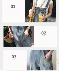 オーバーオール サロペット | サロペットパンツ オーバーオール デニム ゆったり ハイウエスト レディース カジュアル ヴィンテージ加工 無地 2020夏コーデ 復古風 デイリーコーデ