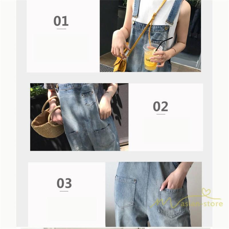 オーバーオール サロペット | サロペットパンツ オーバーオール デニム ゆったり ハイウエスト レディース カジュアル ヴィンテージ加工 無地 2020夏コーデ 復古風 デイリーコーデ