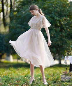 大人 | パーティードレス ドレス 結婚式 ミモレ丈 フォーマル ワンピース レース 袖あり 同窓会 謝恩会 二次会 綺麗 成人式 披露宴 スカート