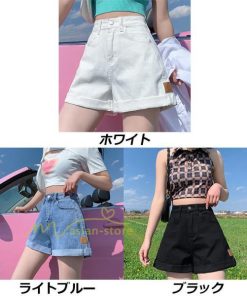 ショートパンツ | レディース ボトムス パンツ ロールアップデニム 夏新作 美脚 デニム ゆったり おしゃれ 通勤通学 20代30代40代 カジュアル お出かけ 韓国風