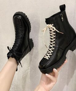 ショートブーツ | 厚底 レディース 裏起毛