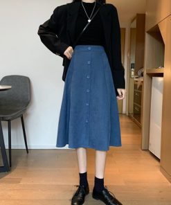 フレアスカート | ミモレ丈スカート ボトムス スカート 女性 スカート 春秋冬 レディース ファッション 後ろウエストゴム