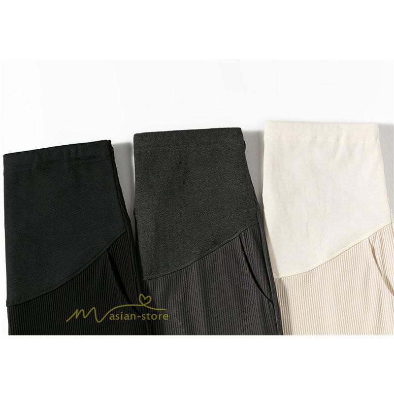パンツ レギンス | マタニティパンツ ワイドパンツ レディース 着痩せ 上品 マタニティウェア 妊婦着 日常感 春 夏 秋 新作 産前 マタニティ 無地 ゆったり ウエスト調整 妊婦服