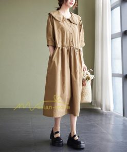 マキシ | 【大人風ロングワンピ】ワンピース レディース 夏 シンプル 無地 大人 通勤着 ロングワンピース ゆったり 20代30代40代 2022 お出かけ 着痩せ カジュアル 上品