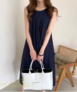 マキシ | ワンピース ノースリーブ 夏服 麻混 リネン混 春夏 カジュアル Aラインワンピース 綿麻 レディース フリーサイズ 夏 ロング丈 ギャザー きれいめ 無地