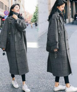 トレンチコート | チェスターコート グレンチェック 韓国