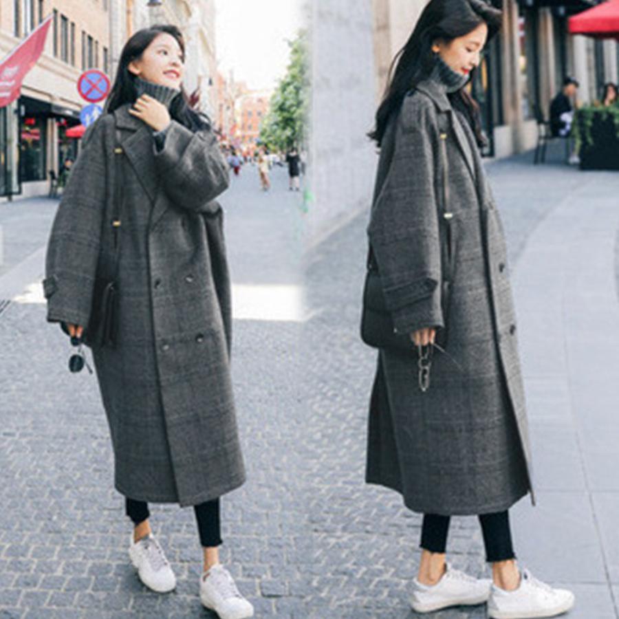 トレンチコート | チェスターコート グレンチェック 韓国