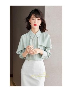 シャツ・ブラウス | ブラウス シャツ レディース 上品 ブラウス きれいめ 通勤 OL ビジネス ゆったり フリル シフォン 20代30代40代50代 2022新作 オフィス キレイめ おしゃれ 秋服