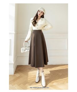 スカート | ロング秋 冬 レディース ボトムス ロング Aライン防寒 あったか 冬 暖か あたたか 秋冬 厚手 40代 30代 ラシャ 送料無料 50代