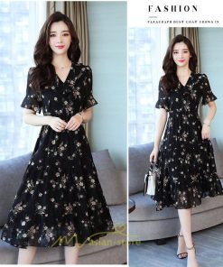 マキシ | ワンピース レディース 夏 体型カバー 着痩せ 韓国風 30代 40代 50代 通勤 OL デート 新作 2022 キレイめ おしゃれ ゆったり お出かけ 夏ワンピース 二次会