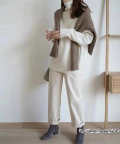 ニット・セーター | ニット レディース セーター 綿 タートルネック 秋 冬 長袖 トップス コットン 黒 白 大きいサイズ 30代 綿ニット 20代 40代 おしゃれ 50代