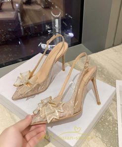 パンプス | ハイヒール ストラップ サンダル きらきら 滑り止め ヒール6cm8cm10cm ポインテッドトゥ レディース 痛くない ピンヒール 歩きやすい 美脚 宴会