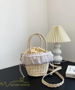 女性用バッグ | カゴバッグ おしゃれ かごバック レディース バッグ 夏 旅行バッグ リゾート サマー 夏 肩掛け フォーマル お出かけ アウトドア お買い物 大学生