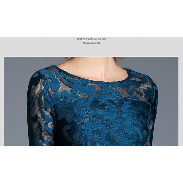 レースワンピース | ワンピース ドレス ロングドレス レースワンピ 結婚式 パーティードレス 二次会 フォーマル レデイース エレガント お呼ばれ ロングワンピ 七分袖