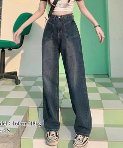 ワイド、バギーパンツ | レトロ デニムワイドパンツ ハイウエスト