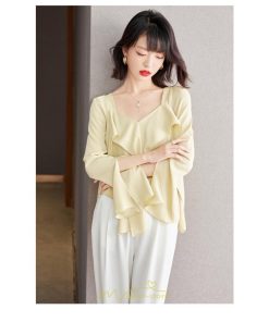 シャツ・ブラウス | ブラウス シャツ レディース 上品 ブラウス きれいめ 通勤 OL ビジネス ゆったり フリル 20代30代40代50代 キレイめ 秋服 オフィス シフォン