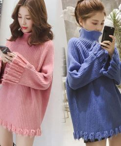 ニット・セーター | フリンジ ニットセーター レディース秋冬