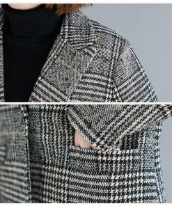 チェスターコート | タイムセール即日発送グレンチェックロングレディースアウターコート ロングコート チェック 千鳥柄 フォマール 厚手 2020 中綿 S~XXL