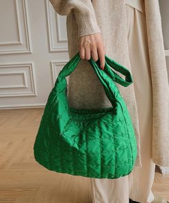 トートバッグ | キルトショルダーバッグダウン風レディース