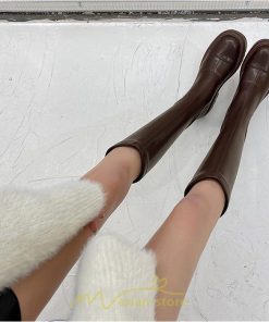 ロングブーツ | レディース ブーツ レディース かっこいい 女性 靴 シューズ 合皮レザー 歩きやすい 美脚 カジュアル 通学 おしゃれ インソール 通勤 2022