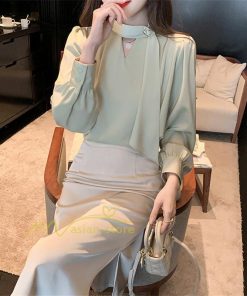 シャツ・ブラウス | シャツ ブラウス 秋冬 レディース スカーフタイ きれいめ フォーマル 春 長袖 春夏 フェミニン 20代30代40代 カジュアル エレガント 通勤通学 お出かけ 着痩せ