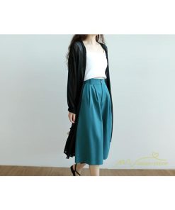 カーディガン | レディース ロングライトアウター 無地 羽織り UV対策 日焼け パフスリーブ 可愛い 20代30代 女の子 夏服 透け感 冷感