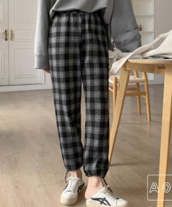 クロップドパンツ | チェック柄 あったか ストレートパンツ カーゴパンツ レディース おしゃれ ロングパンツ カジュアル 裏起毛パンツ 着やせ